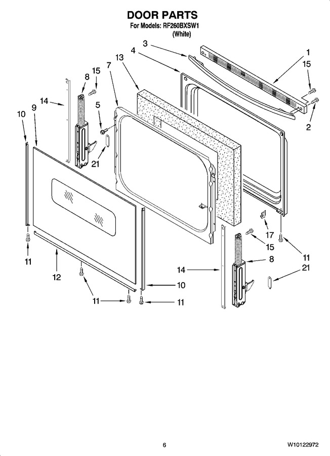 Diagram for RF260BXSW1