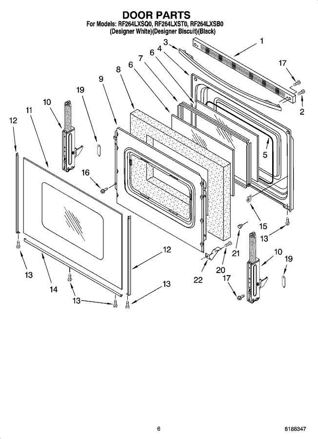 Diagram for RF264LXST0