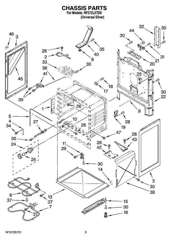 Diagram for RF272LXTD0