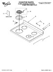 Diagram for 01 - Cooktop Parts