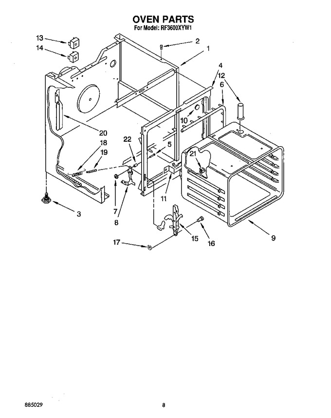 Diagram for RF3600XYW1