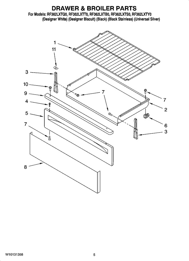 Diagram for RF362LXTB0