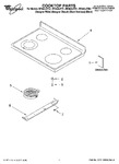 Diagram for 01 - Cooktop Parts