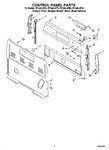 Diagram for 02 - Control Panel Parts