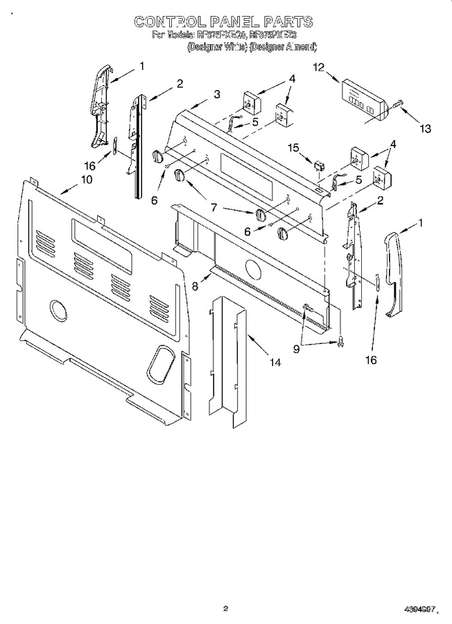 Diagram for RF375PXEZ0