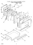 Diagram for 03 - Oven Door & Drawer