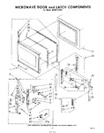 Diagram for 10 - Microwave Door And Latch