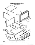 Diagram for 08 - Microwave Cabinet, Literature And Optional