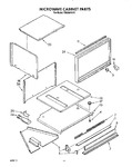 Diagram for 08 - Microwave Cabinet, Optional