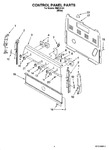 Diagram for 02 - Control Panel Parts