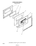 Diagram for 05 - Oven Door , Lit/optional