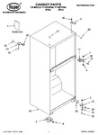 Diagram for 01 - Cabinet Parts