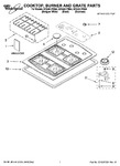 Diagram for 01 - Cooktop, Burner And Grate Parts