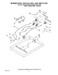 Diagram for 02 - Burner Box, Gas Valves, And Switches