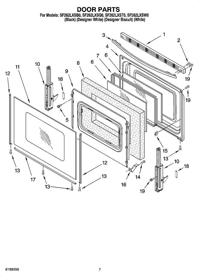 Diagram for SF262LXSB0