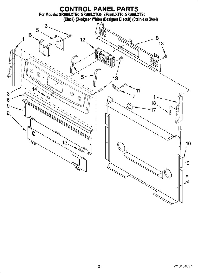 Diagram for SF265LXTS0