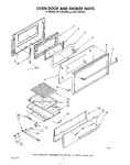 Diagram for 05 - Oven Door And Broiler