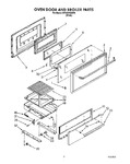Diagram for 02 - Oven Door And Broiler