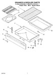 Diagram for 05 - Drawer & Broiler Parts