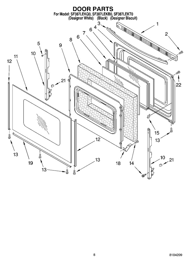 Diagram for SF387LEKQ0