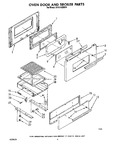 Diagram for 06 - Oven Door And Broiler