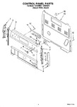 Diagram for 02 - Control Panel Parts