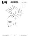 Diagram for 01 - Cooktop Parts