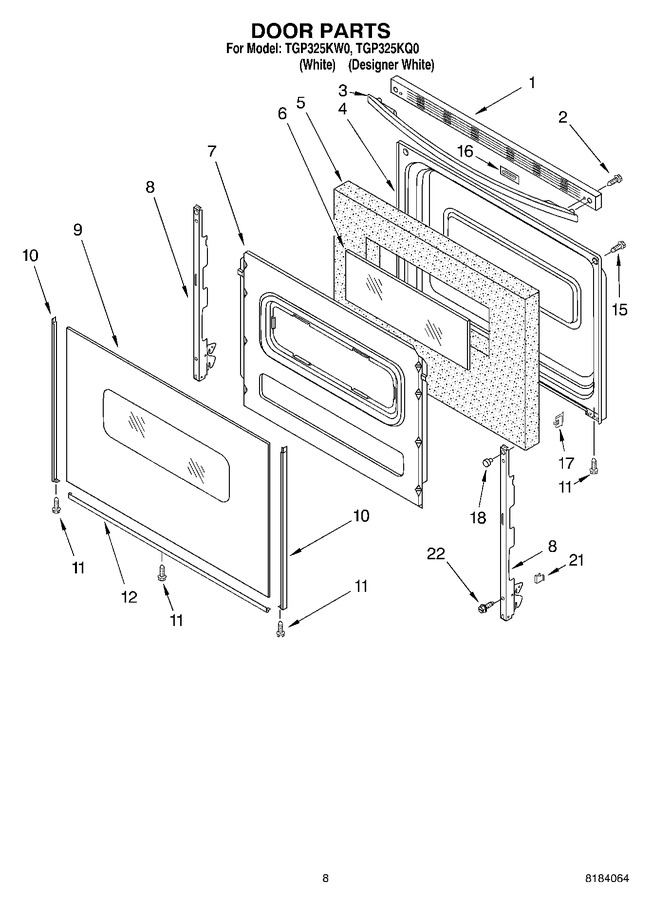 Diagram for TGP325KW0