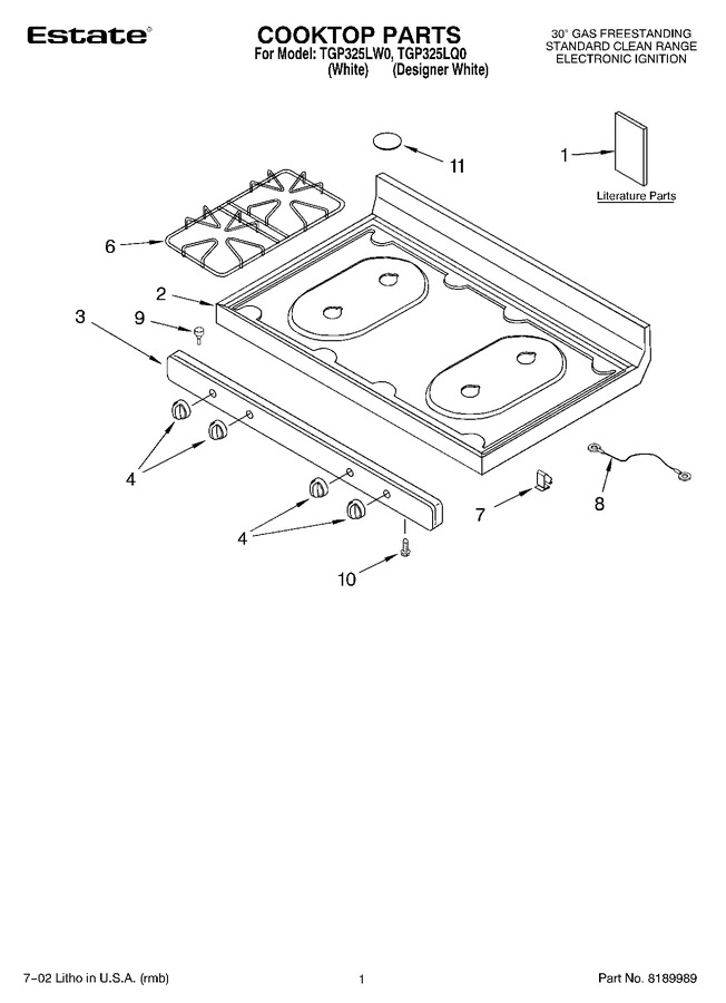 Diagram for TGP325LW0