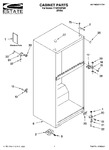 Diagram for 01 - Cabinet Parts