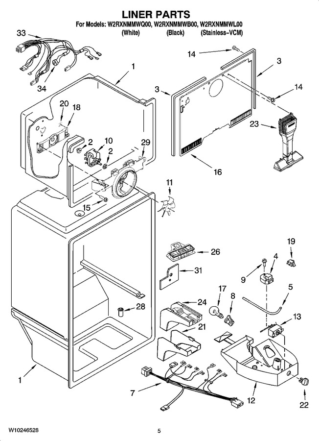 Diagram for W2RXNMMWB00