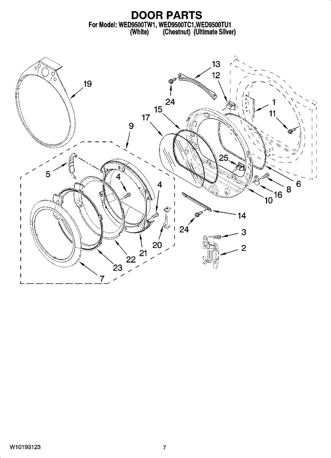 Diagram for WED9500TU1