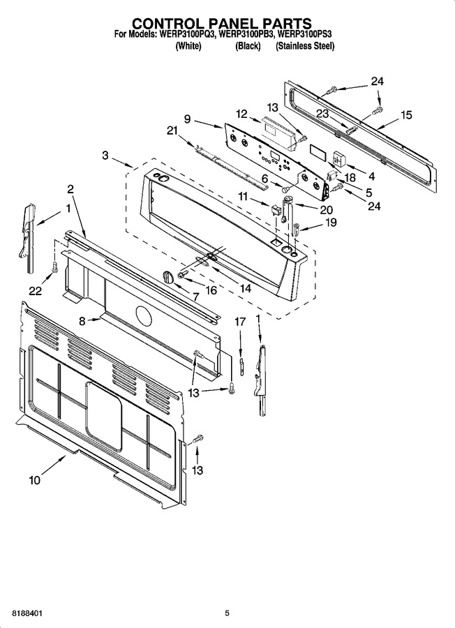 Diagram for WERP3100PS3