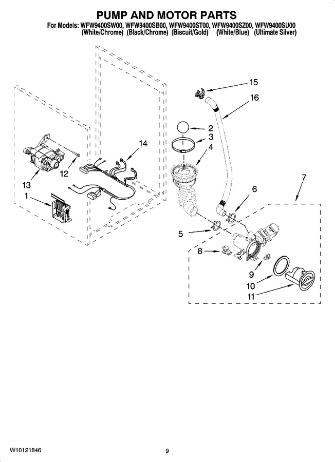 Diagram for WFW9400SU00