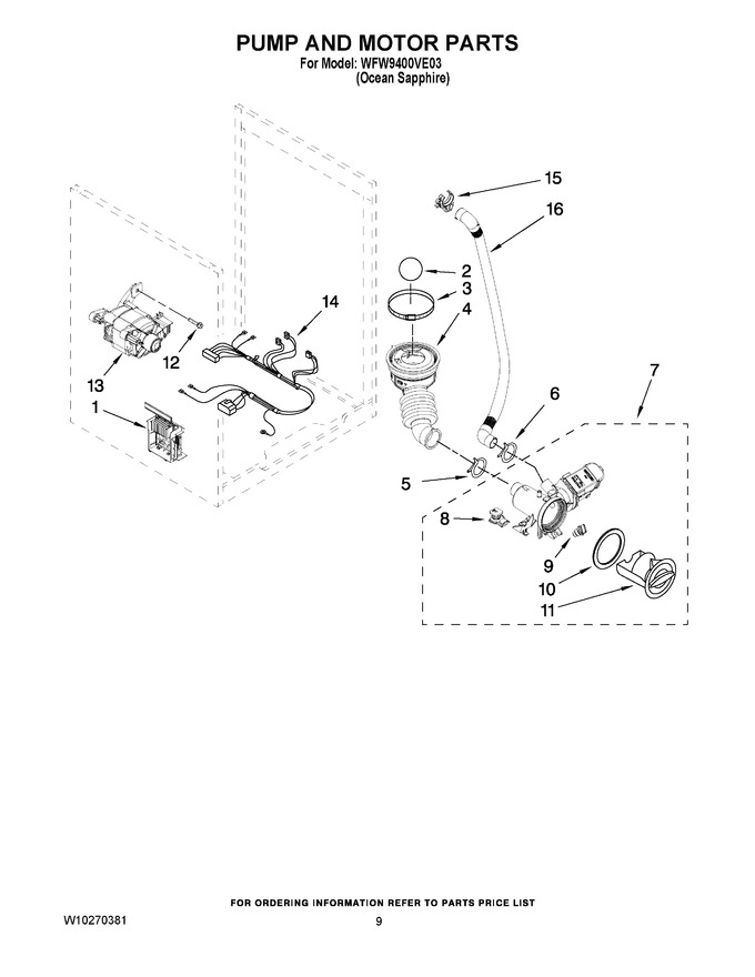 Diagram for WFW9400VE03