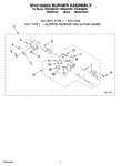 Diagram for 04 - W10183825 Burner Assembly, Optional Parts (not Included)