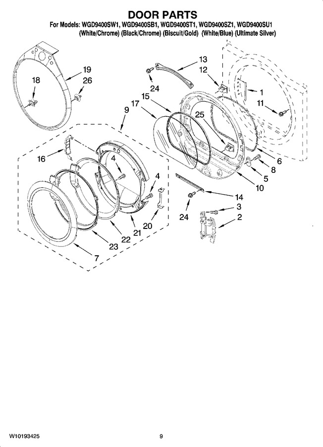 Diagram for WGD9400ST1