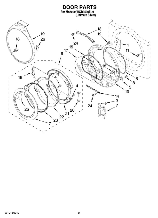 Diagram for WGD9500TU0