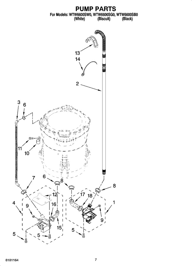 Diagram for WTW6600SB0