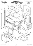 Diagram for 01 - Oven Parts