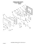 Diagram for 06 - Oven Door Parts