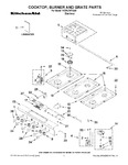 Diagram for 01 - Cooktop Burner And Grate Parts