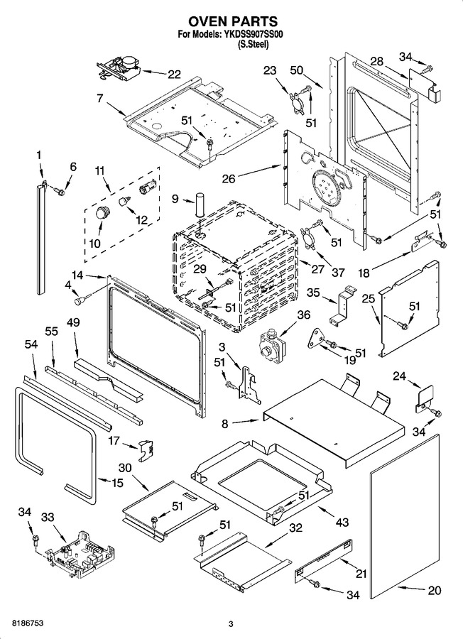 Diagram for YKDSS907SS00