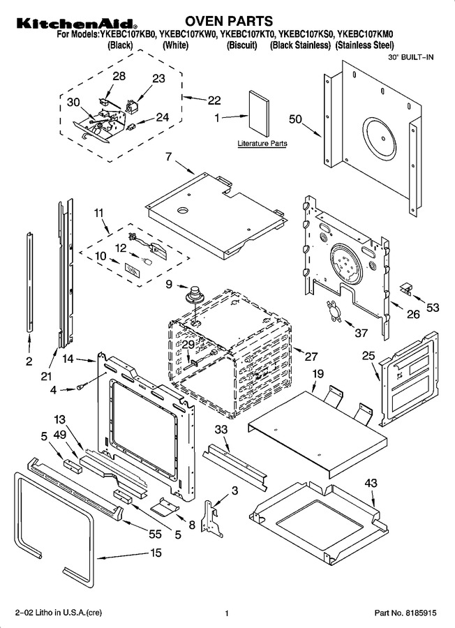 Diagram for YKEBC107KW0