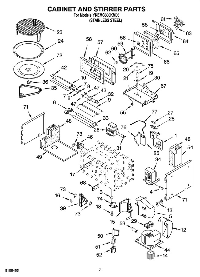 Diagram for YKEMC308KM03