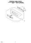 Diagram for 02 - Control Panel Parts