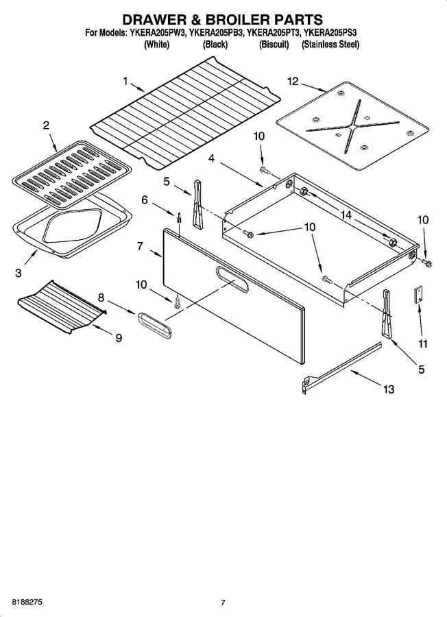 Diagram for YKERA205PW3