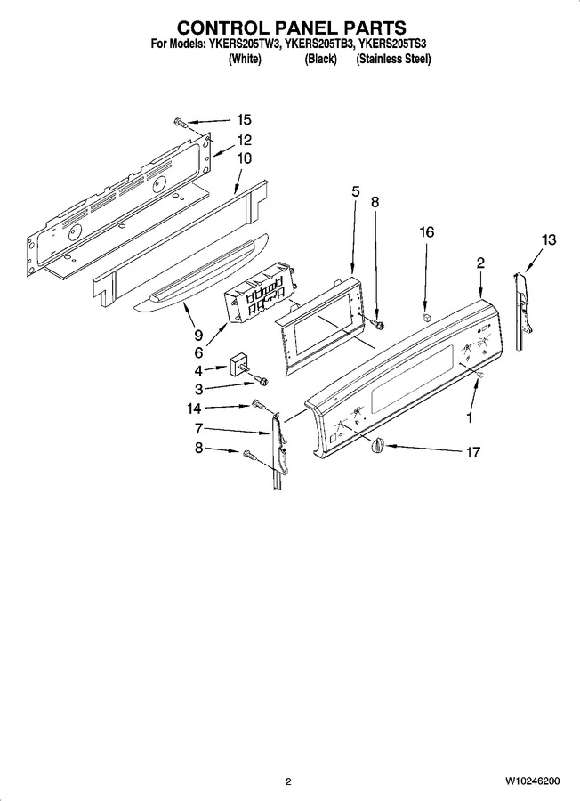 Diagram for YKERS205TB3