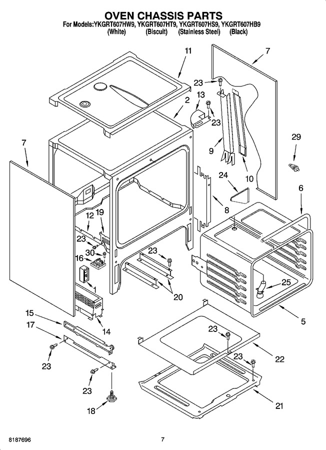 Diagram for YKGRT607HW9