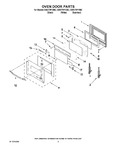 Diagram for 02 - Oven Door Parts